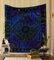 THE ART BOX Indie Wandteppich Baumwolle Mandala Wandbehang Deko Teppich Aesthetic Room Decor Dekoration Wohnzimmer Indische Tücher Schlafzimmer Deko, Blaues Neon Neon, 135x210 Cm