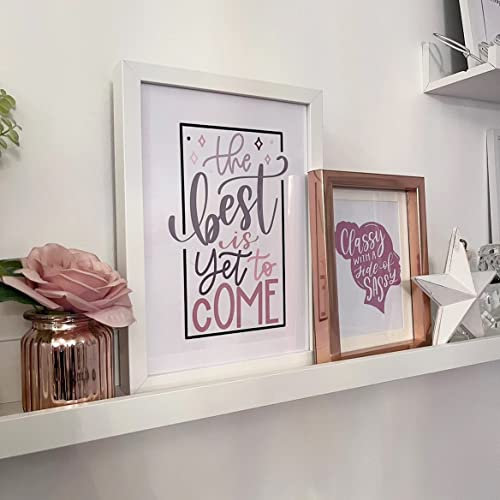 LS Bright Design Motivational Inspirational Ungerahmte Home Wall Decor Poster Prints (mattes Finish, A4 (210 x 297 mm), 2. The Best Is Yet To Come)