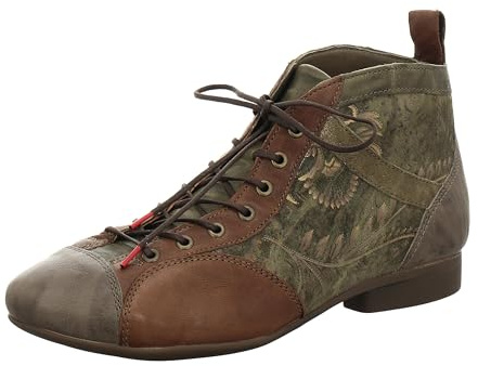 THINK! Damen GUAD2 Leder gefütterte nachhaltige Boots, 9010 MOOS/Kombi, 38.5 EU