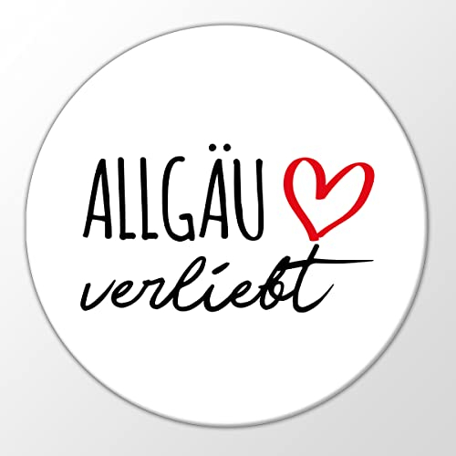 Huuraa Magnet Allgäu verliebt Geschenk 59mm Flaschenöffner Allgäu Geschenkidee