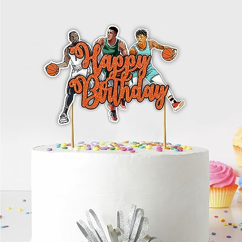 Seyal® Basketball Happy Birthday Cake Topper