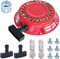 Adefol Avviamento a Strappo per Honda GX120 GX160 GX200 5.5HP 6.5HP, Avviatore Manuale + Coppa di Avviamento + Cavo + Viti Accessorio Motore Recoil Starter Kit 12 in 1