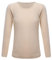 dPois Mädchen Thermo Unterwäsche Langarm Shirt Oberteil Tops Rundhals Thermohemd in Hautfarbe Schwarz Weiß Kinder Tanzkleidung Typ B Hautfarbe 92-104/2-4 Jahre