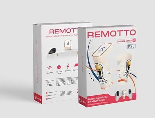 Remotto Worldcup Battery Sonderausgabe, Ladegerät für PS5-Controller, tragbarer Akku für DualSense, Spiele während des Ladens, Lange Lebensdauer + 12 Stunden Akkulaufzeit, PS5-Zubehör