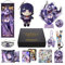 HALOOP Genshin Impact Merch Set: Miniatur Plüschfigur, Poster, Acryl-Ständer, Aufkleber - Anime Bastelkit für Erwachsene - Cyno, Xiao - Nicht zusammenklappbar