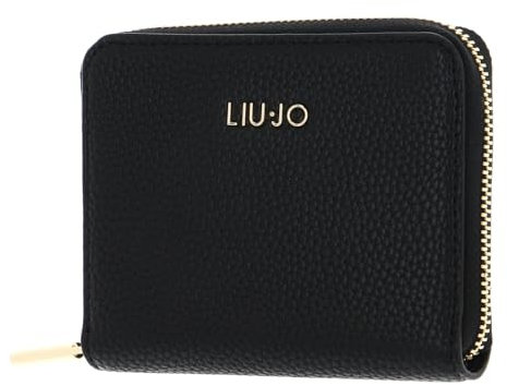 Liu Jo Caliwen ESC Portefeuille zippé Around M Noir, Noir, m