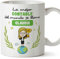 MUGFFINS Tazas Personalizadas para CONTABLE mujer - En Español - Eres Mejor del Mundo - 11 oz / 330 ml - Regalo Personalizable original y divertido