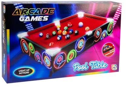 Tabletop 2 Player Challenge Family Friends Childrens Arcade Game Party Office Desktop 5+ Gift (Pool Table)