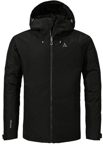 Schöffel Herren Ins Jacket Style Wildkar MNS, wetterfeste Outdoorjacke mit 2-Wege-Stretch, atmungsaktiver, wasserdichter Anorak mit verstellbarer Kapuze