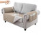 RAPRAP 100% Wasserdicht Sofa überzug 2 Sitzer, rutschfest Sofabezug mit Tasche für Kinder, Haustiere, Hunde, Waschbare Sofaschoner,Khaki,2 Seater