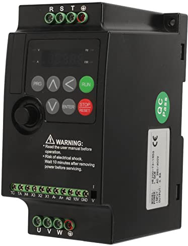 Azionamento a frequenza variabile, VFD 1,5KW 3PH AC380 400V Ingresso 3PH AC380V 3,8A Uscita Convertitore trifase, VFD Motor Drive Inverter for mandrino Motore di Controllo della velocità Pompa Tornio