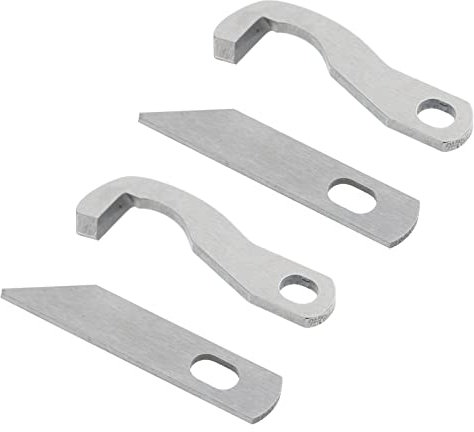 NUOBESTY Lot De 4 Lames De Surjet Pour Machine À Coudre Domestique Remplacement Facile Et Coupe Fluide