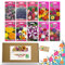 Nojus - Set di semi di fiori – Semi di fiori 10 varietà – Semi di fiori da balcone – Semi di piante colorate – 10 confezioni – Semi di fiori selvatici – Sacchetto di semi di fiori