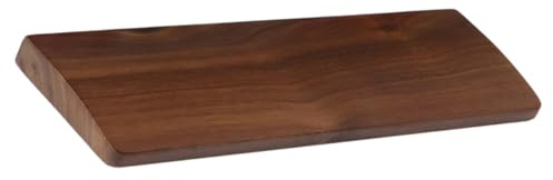 Didiseaon Walnut Wood Wrist Rest for Mechanical Keyboard 30cm Small Size Non-Slip Ergonomic Palm Support for Office and Gaming