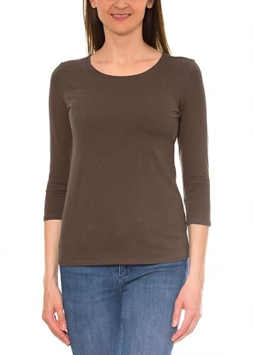Alkato Damen Shirt 3/4 Arm mit Rundhals