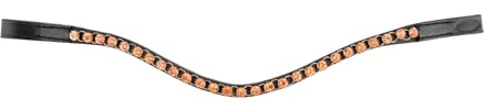 WALDHAUSEN Star Trensenzaum Roségold, schwarz, WB