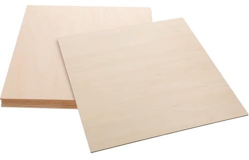 TEHAUX 10 Stück Unbehandelte Holzplanken 30cm Bastelholzscheiben Naturbelassen für Selbstgemacht Kunstprojekte Holzarbeiten Holzrohlinge zum Bemalen und Gravieren