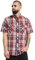 Brandit Roadstar Shirt Homme Chemise, Rouge/Noir/Blanc, 3XL