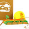 Pop Up Karte Känguru & Outback Australia - Pop Up Karte Australien - 3D Geburtstagskarte mit Kängurus als Deko, Reisegutschein, Souvenir, Einladungskarte und Geschenkverpackung Zoo
