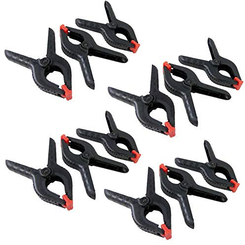 12 Pack 6 Heavy Duty Plastic Spring Clamps 3 Year Warranty
