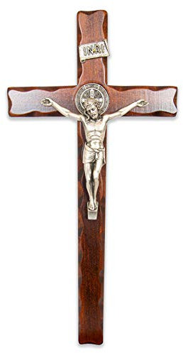 La Balestra - Wandkreuz - Wandhängende Dekoration - Kreuz - Ideal für jeden Raum - Religiös - 32 x 18 cm