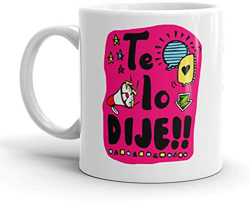 Kembilove Taza de café para Mamá – Taza de Desayuno Divertidas y Graciosas para Madres con Mensaje Te lo dije – Ideal para regalar el Día de la Madre