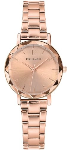Pierre Lannier Femme Analogique Quartz Montre avec Bracelet en Acier Inoxydable 012P958