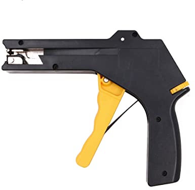 ZONADAH Pistola di fissaggio e taglio in nylon 2 in 1, pistola per fascette ad alte prestazioni per attrezzi di fissaggio e taglio per fascette in nylon