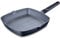 MasterPro Indigo Sartén Asador con Grill de 28 cm de Lado y 5.5 cm de Altura Aluminio Fundido Revestimiento de Máxima Antiadherencia Mango Soft Touch Para Todo Tipo de Cocinas