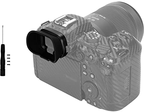 Extended Style Soft Silicone Eyecup for Canon EOS R5C R5 R6 R6II Full Frame Mirrorless Camera