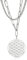 TEAMER Collier avec pendentif fleur de vie en acier inoxydable plaqué or, chaîne, bijoux, accessoires, géométrie, amulette, Dimensioni ciondolo: 37,46 x 40,38 mm, Acier inoxydable, Sans objet