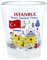 Vaso de chupito de collage de monumentos e iconos de Turquía de Estambul