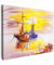 MuchoWow© Impression sur Toile Decoration Murale Peinture 40x30 cm Tableaux Decoratifs Muraux Déco Chambre Tableau Salon Bateau - Eau - Huile