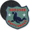 Klettpatch - Nordsee Seehund Patch 60 x 61 mm hochwertig gestickt/Klett Aufnäher Flicken Abzeichen Aufkletten Aufnähen auf Kleidung Cap Rucksack/Wattenmeer Küste Meer Maritim Inseln Robbe (Oliv)