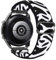 AQXYWQOL 20 mm 22 mm Nylonarmband kompatibel mit Vivoactive 4 3 HR Band Uhr Venu 2 SQ Forerunner 645 elastisches Armband Armband 6 5 Pro(Zebra white,22mm)