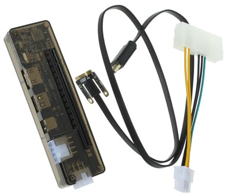 TINEASUR Graphics Card Expansion Dock External Laptop Video Card Docking Station Portable Laptop Use Random Style