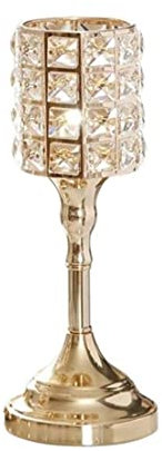 BOGAZY Porta Candele Candelabro Portacandele da 2 Pezzi Portacandele in Cristallo Europeo Decorazione per La Casa Tavolo da Soggiorno Portacandele Romantico Nordico Portacandele candeliere