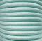 Cable textil de 15m en color mint, tejido de algodón liso, ideal para decoración y proyectos de manualidades.