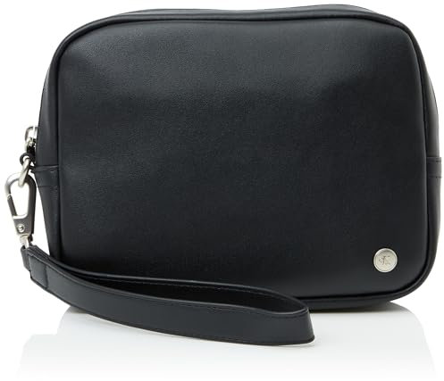 Calvin Klein Trousse de Toilette Homme Jeans Hardware avec Dragonne, Noir (Black), Taille Unique