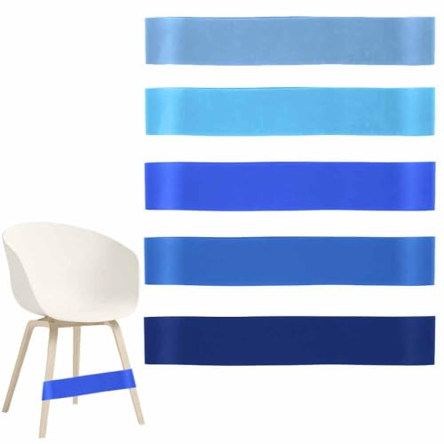 Stretchy Chair Bands for Kids with Fidgety Feet, Rubber, 5 PCS | Flexible Chair Fidget Bands, Bouncy Bands, Resistance Band, Seating Straps, for Children with Sensory ADHD Autism