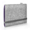 Stilbag Finn Étui de protection pour liseuse Amazon Kindle Paperwhite 12 (2024) - Couleur : gris clair/violet - Fabriqué en Allemagne