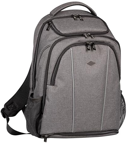 WEDO Rucksack mit Komfortausstattung, Schutzfächer für Notebooks bis 15,6 Zoll & Tablets bis 10,5 Zoll, viele weitere Fächer, 33 x 16,5 x 51 cm, Polyester
