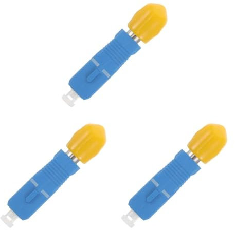 DOITOOL 3St Glasfaseradapter Faseroptik Adapter Glasfaser-Extender optischer Leistungsmesser optisches ausrüstungswerkzeug LWL-Anschlüsse Hybrid-Adapter-Konverter Metall