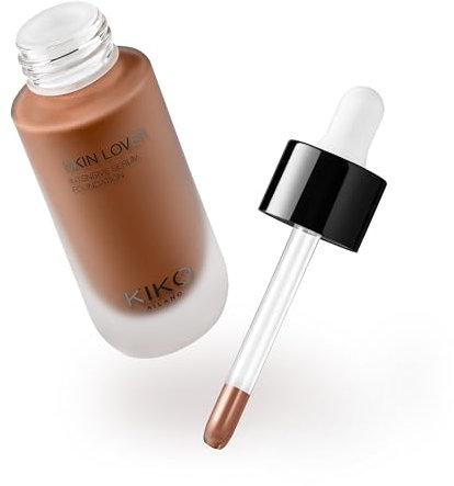 KIKO Milano Skin Lover Intensive Serum Foundation 9NR, Feuchtigkeitsspendende Serum-Foundation Mit Langem Halt