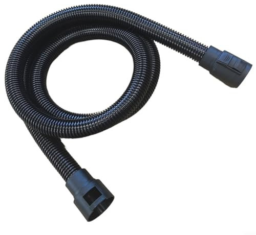 FACAIIO Tuyau de rechange pour aspirateur Karcher NT20 30 WD1-WD6, tuyau de rechange de 2,5/3,5 m avec deux manchons pivotants, noir (3,5 m)