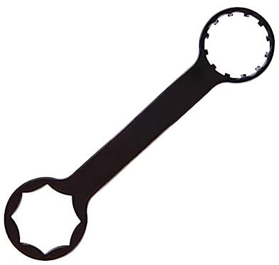 BESTonZON Clé à Fourche Outil De Réparation Extracteur pour VTT Double Tête Noir