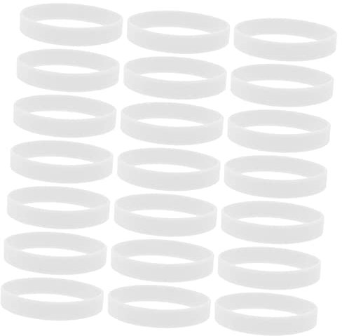 VANZACK Braccialetti Luminosi in Silicone per Braccialetti Fosforescenti per Feste Colorati 10 Accessori per Compleanni e Eventi