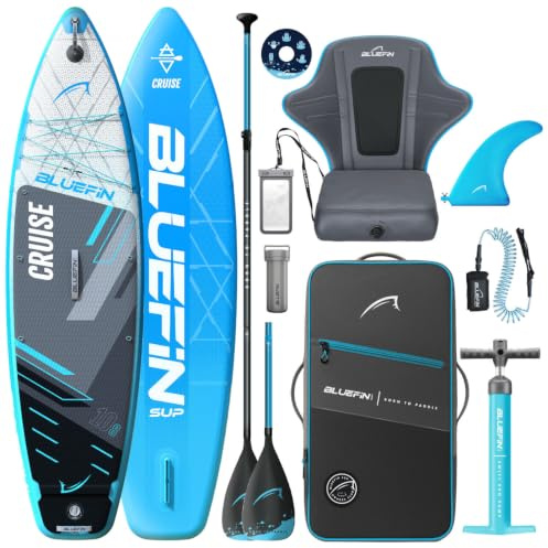 Bluefin SUP Cruise 10'8 Premium-Paket mit aufblasbarem SUP-Board