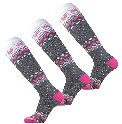 Pure Athlete Skisocken Damen Wolle Warm - Skisocken Herren Warmest Snowboard Kaltes Wetter Pack