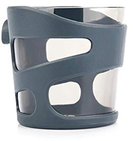 Joovy 9112 Caboose S Cup & Holder Joovy Caboose S Kinderwagen-Getränkehalter, grau, Schwarz